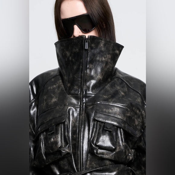 Namilia UNDERCOVER LEATHER COAT - Picture 3 of 6